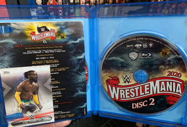 WWE WrestleMania 36 Blu-ray - Photos, Packaging Layout