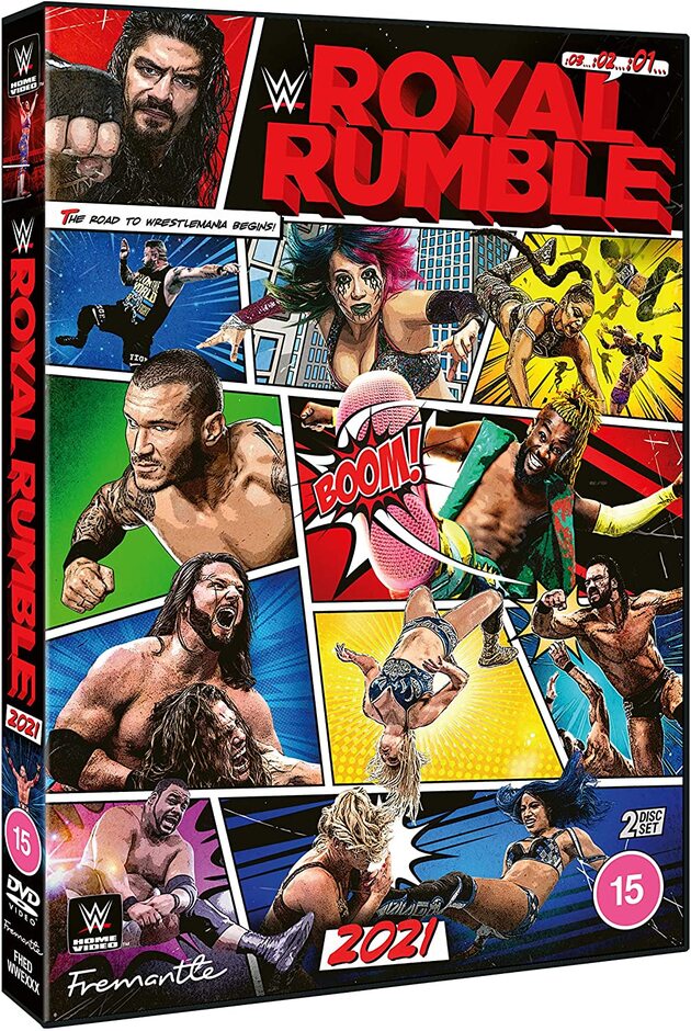 WWE Royal Rumble 2021 DVD - Official Box Artwork