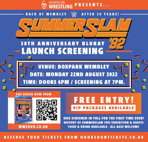 Launch Screening Event for WWE SummerSlam 1992 - 30th Anniversary Edition DVD & Blu-ray