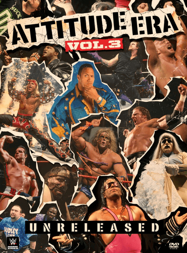 WWE Attitude Era Vol. 3 Unreleased DVD - Unused Cover Variant, Different Line-Up of Superstars
