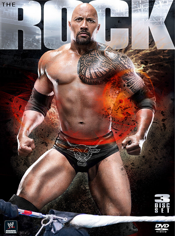 WWE The Rock DVD - Unused Cover Artwork for 2012 Release